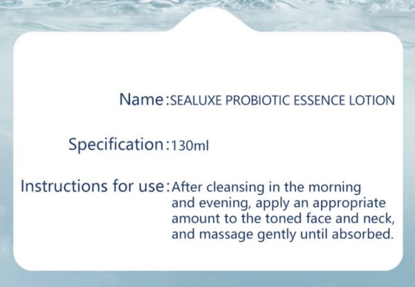 SEALUXE Probiotic Essence Lotion - Image 7