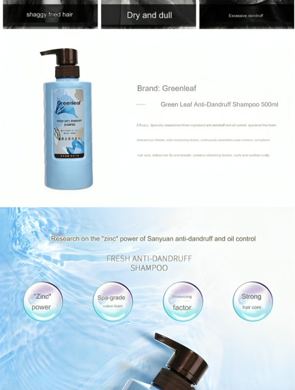 GREENLEAF Refresh Anti-Dandruff Shampoo - Image 4