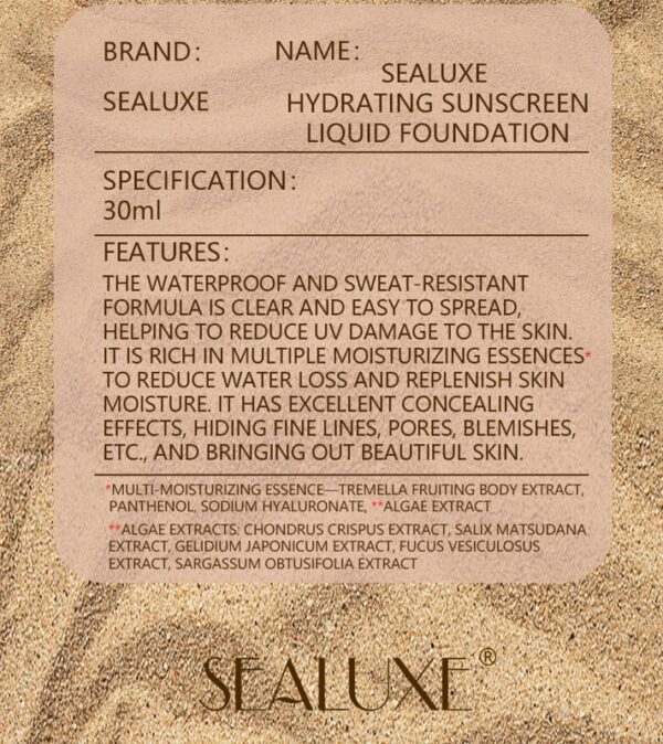 SEALUXE Sunscreen Liquid Foundation - Image 10